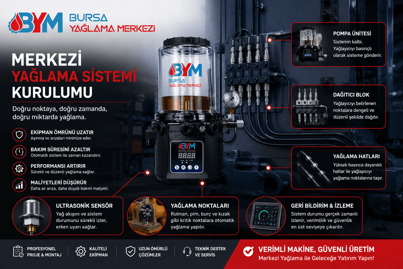 Merkezi Yağlama Sistemi Kurulumu